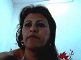 Exquisite huge breasts of an Indian housewife on webcam snapshot 1