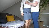 boss rips off secretary's pencil skirt - business-bitch snapshot 3