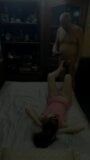 Cunnilingus, footjob và ngón tay - Top view with natella dance snapshot 1