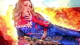 Captain Marvel heeft een trio met gif en Spiderman (orgie) zo heet snapshot 1