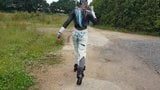 Sissy Slave Tanja from NRW OUTDOOR flashing snapshot 4