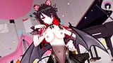 Sexy Teen Succubus Dancing (X-Ray Clothes) (3D HENTAI) snapshot 2