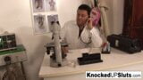 Knocked up redhead sucks and fucks in the doctor's office snapshot 3