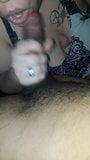 Girlfriend gives blowjob snapshot 3