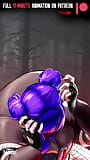 BBW Goth grows to extreme muscle giantess snapshot 4