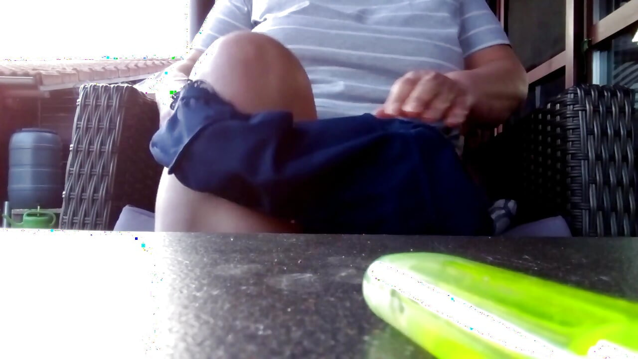 Half-naked Shaving of the Legs