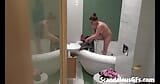 Filmed my naked girlfriend washing up in the bathtub snapshot 3