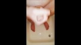 Uncut Shower Jerk Off - Cumshot snapshot 7