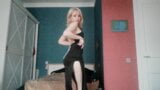 Домашняя презентация классного сексуального черного платья snapshot 7