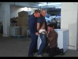 Men's threeway  in the basement. snapshot 4