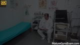 Medical examination of naked senior woman snapshot 1