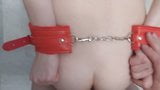 Shackled stepsister in handcuffs, fucked in the mouth. snapshot 6