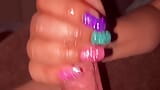 Sparkle nagels spelen met papa's lul snapshot 15