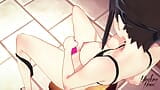 Kana Kojima cưỡi một dương vật giả màu hồng - Hentai 3D snapshot 6