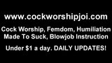 Your cock sucking skills are pathetic JOI snapshot 1