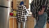 Marocaine arab wife big ass homemade doggystyle fucking in kitchen snapshot 10