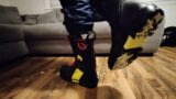 Haix Fire Hero 2 firefighter boots are crushing a banana snapshot 9