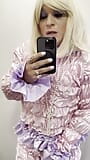 Sissy Nancy - Pink Satin Suit snapshot 3