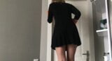 The maid came to clean the room without panties and flashed her pussy snapshot 3