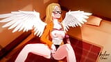 Sex with a hot Halloween Angel snapshot 2