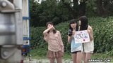 Japanese chicks, Shiori, Nozomi and Yuuko, uncensored snapshot 3