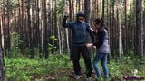Insegnante di educazione fisica fa pompino e scopata a pecorina nella foresta - sborra snapshot 3