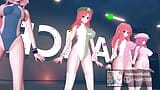 MMD R18 Ecksa taille en justaucorps Scarlet Devil Mansion obscène événement danse 3D Hentai snapshot 9