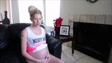 Preggo White Trash говорит о трахе с большим черным членом snapshot 8