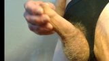 Step Dad wanking and cumming from his big thick cock snapshot 2