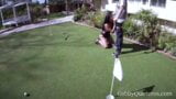 ¡La tetona Gabby Quinteros follada por su instructor de golf cachondo! snapshot 3