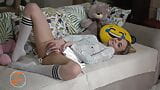 Schoolgirl stepsister excites her stepbrother while no one is home... snapshot 11