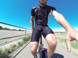 Pissing lycra in public while cycling snapshot 4