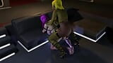 Yellow monta el culo de rosa futa dickgirl anal snapshot 2