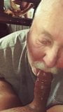 Moustach grandpa sucking black dick snapshot 6
