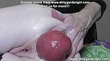 Dirtygardengirl in black shirt fuck her ass with fist dildo then fisting it & anal prolapse snapshot 10