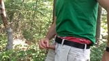 I'm hiding so I can jerking off then cumming in the woods snapshot 9