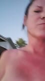 Public outdoor masturbation display of affection from a horny milf snapshot 10