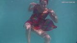 Redhead baby Nikita Vodorezova gets naked fast underwater snapshot 13