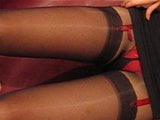 Nylon Stockings Tights Layered in Bath snapshot 3