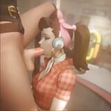 D.Va Loves To Suck Futa Cock snapshot 14