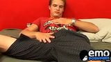 Gay twink Alex Page solo masturbation and anal play snapshot 1