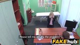 Fake Hospital Fit blonde sucks cock so doctor gives her tits snapshot 3