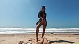 Me- Teen Girl on a Wild Nudist Beach Jerks off, Sucks Dick, Shows Legs Public Outdoor, Blowjob snapshot 8