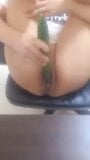 Cooking cucumber deep in my pussy (chillaxing) snapshot 5