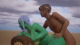 Alien Woman Gets Bred By Human - 3D Animation snapshot 9