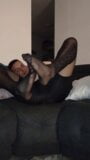 straight man puts on pantyhose for you to jerk off snapshot 6