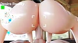 big ass girl oiled fucking (animation with sound) snapshot 3