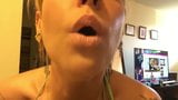 Funny.. and bizarre - Girl burps in front of camera snapshot 2