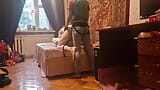 Anastasia Mistress乱搞sasha earth并用一个大玩具摧残他的屁股 snapshot 10