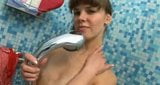 Lovely tiny tits Mia takes a sensual shower snapshot 8